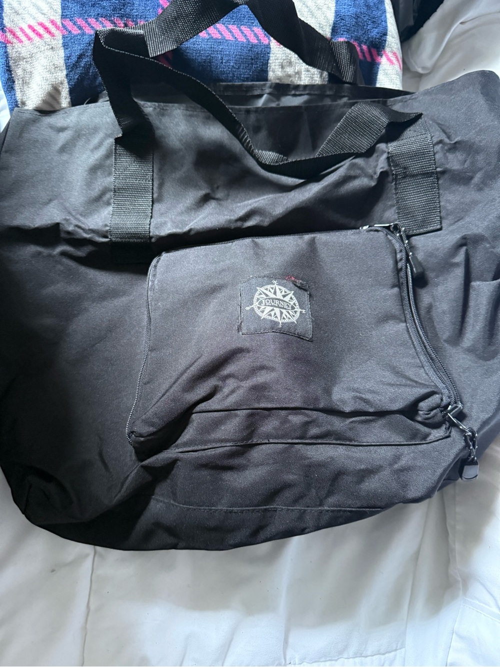 Black Canvas Weekend Duffel Bag